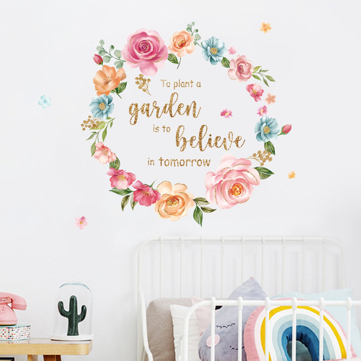 Flowers Quotes Wall Decals