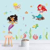 Under the Sea Mermaid Wall Decals