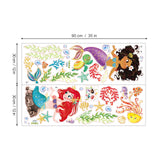 Under the Sea Mermaid Wall Decals