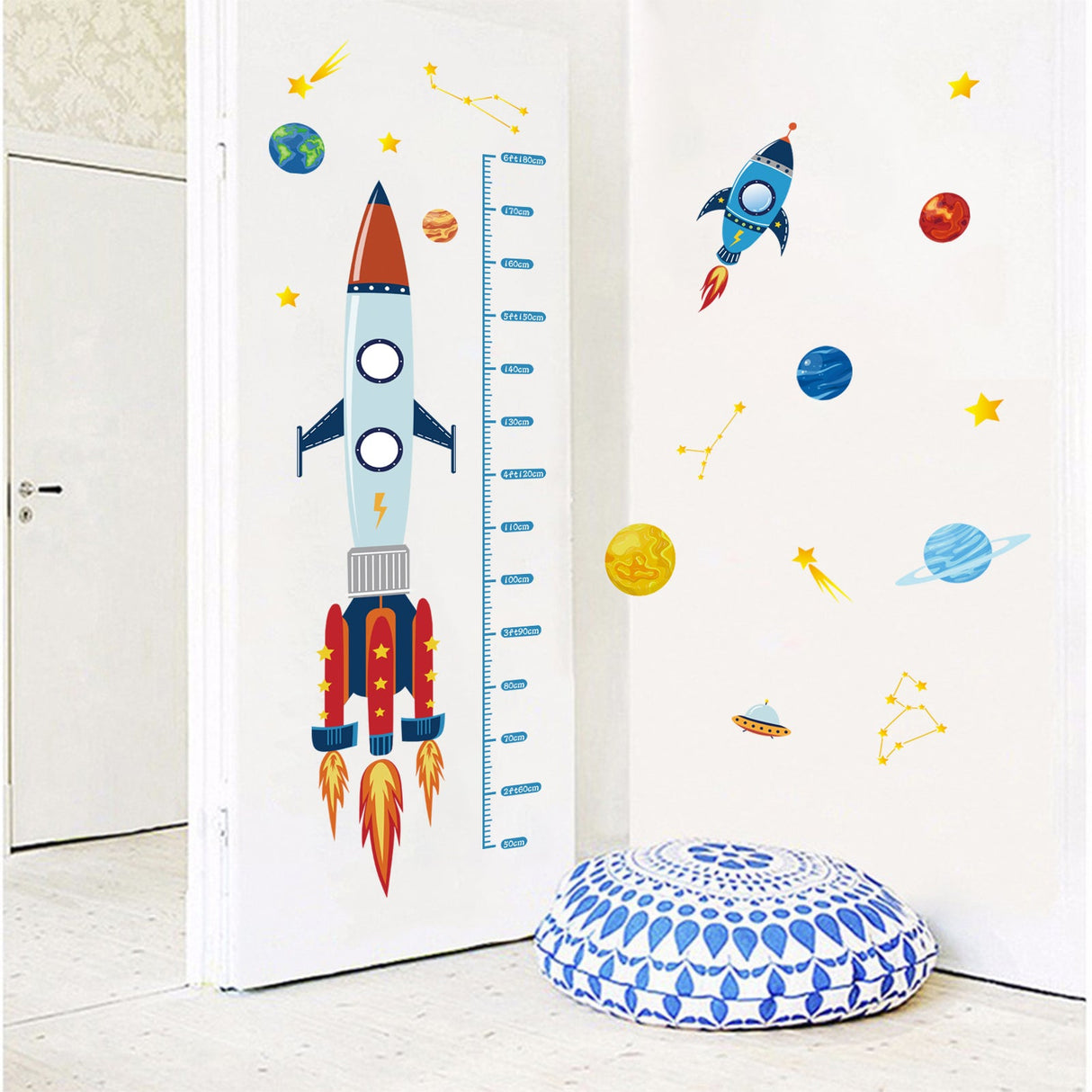 Rocket Height Chart Wall Decals