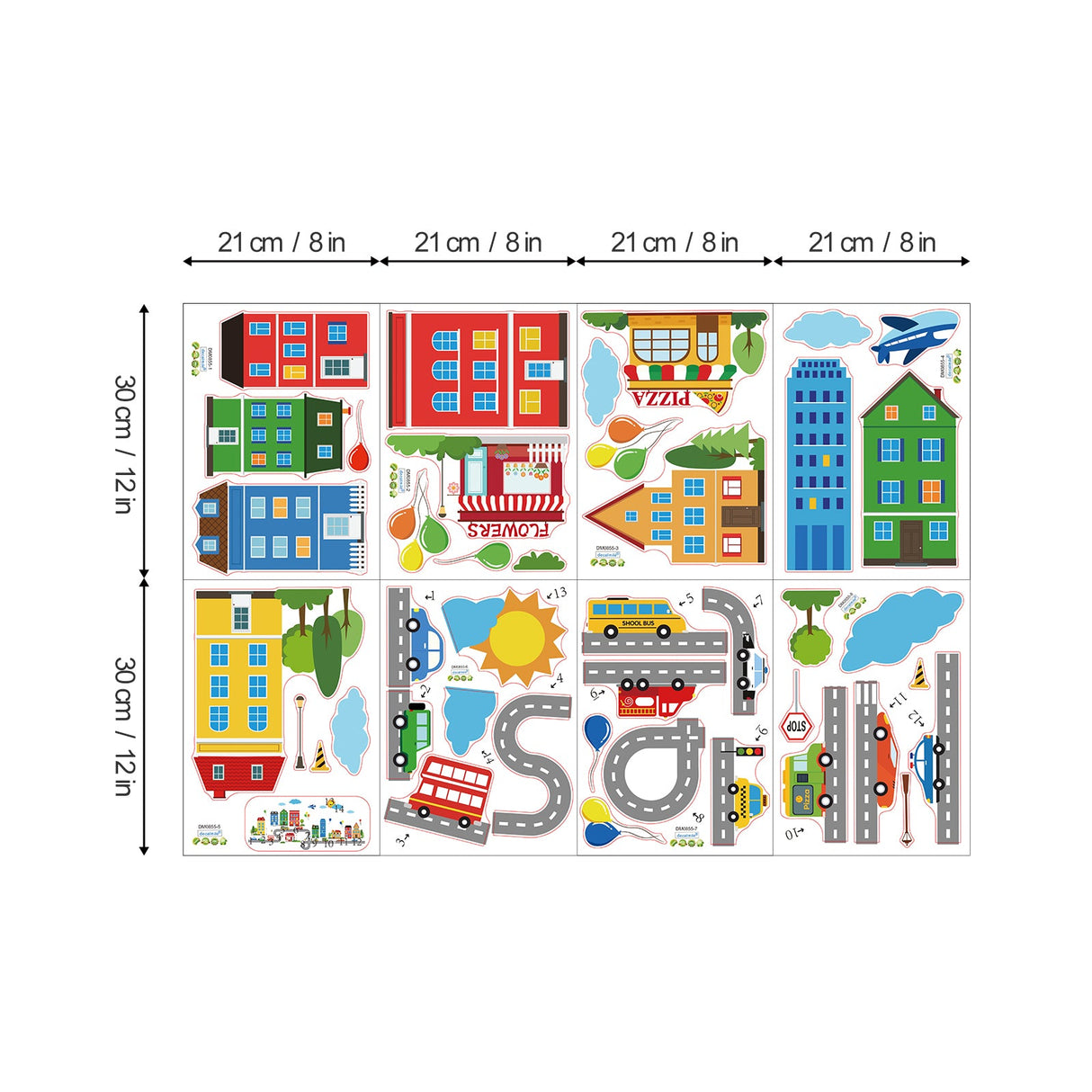 Construction City Wall Decals