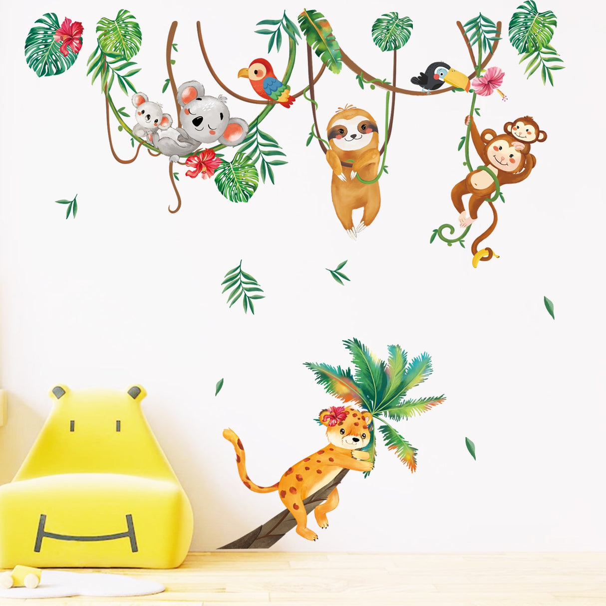 Jungle Animals Wall Decals
