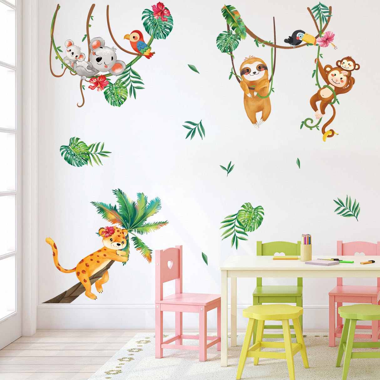 Jungle Animals Wall Decals