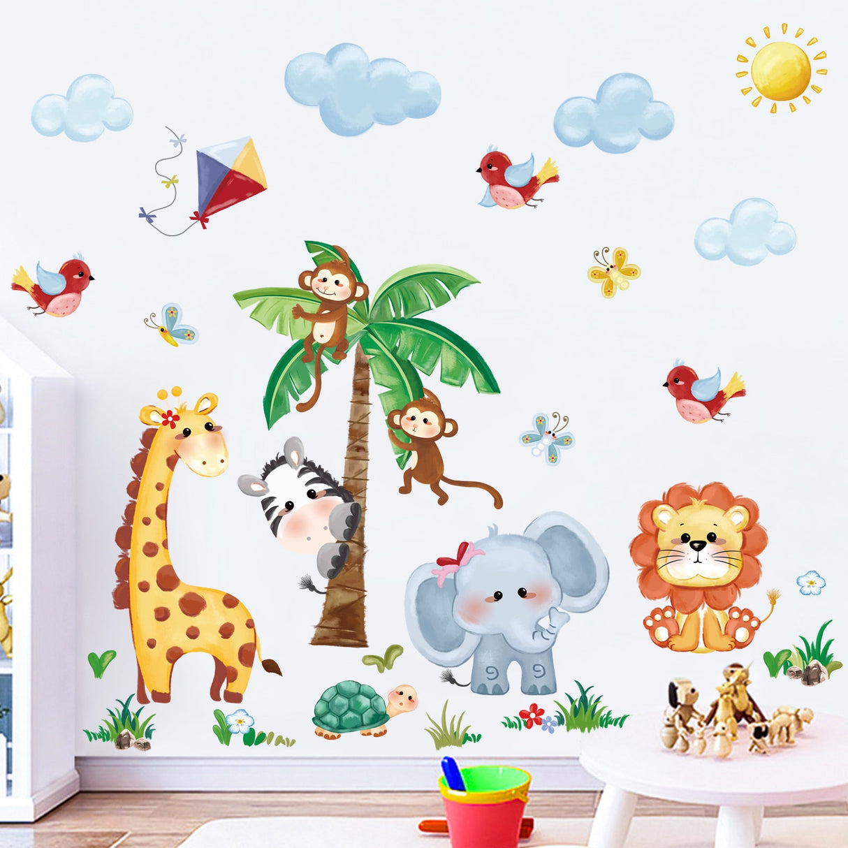 Jungle Animals Wall Decals