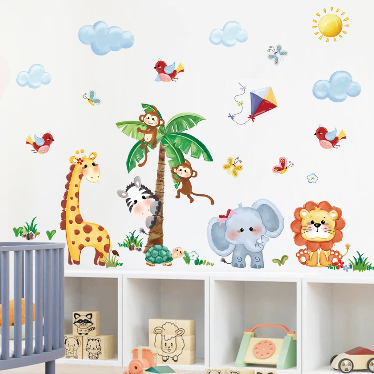Jungle Animals Wall Decals