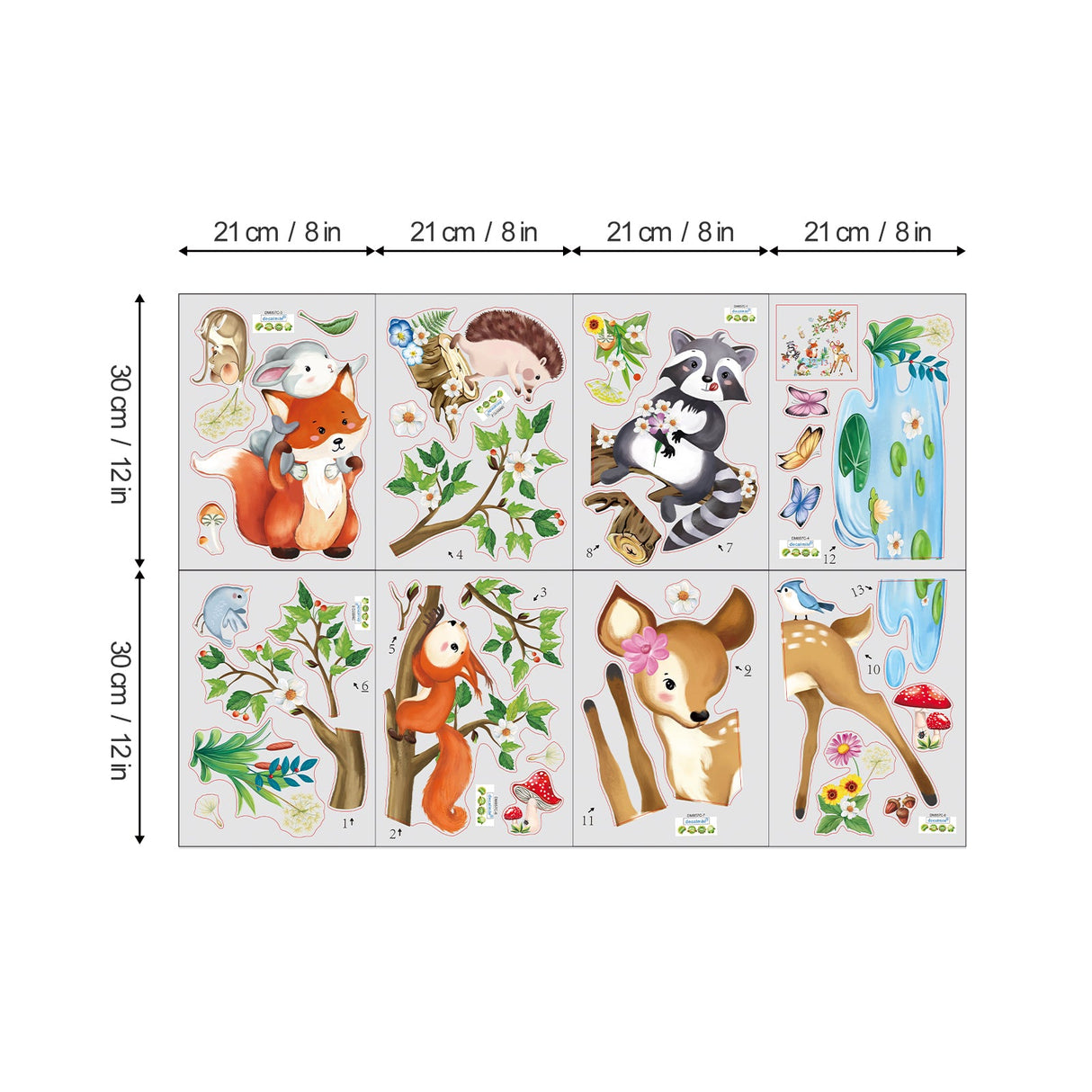 Forest Animal Wall Decals