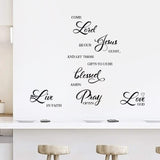 Come Lord Jesus Be Our Guest Wall Decals