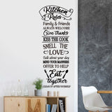 Kitchen Rules Wall Decals