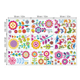 Summer Flower Butterfly Window Decals