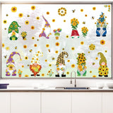 Summer Sunflower Window Decals