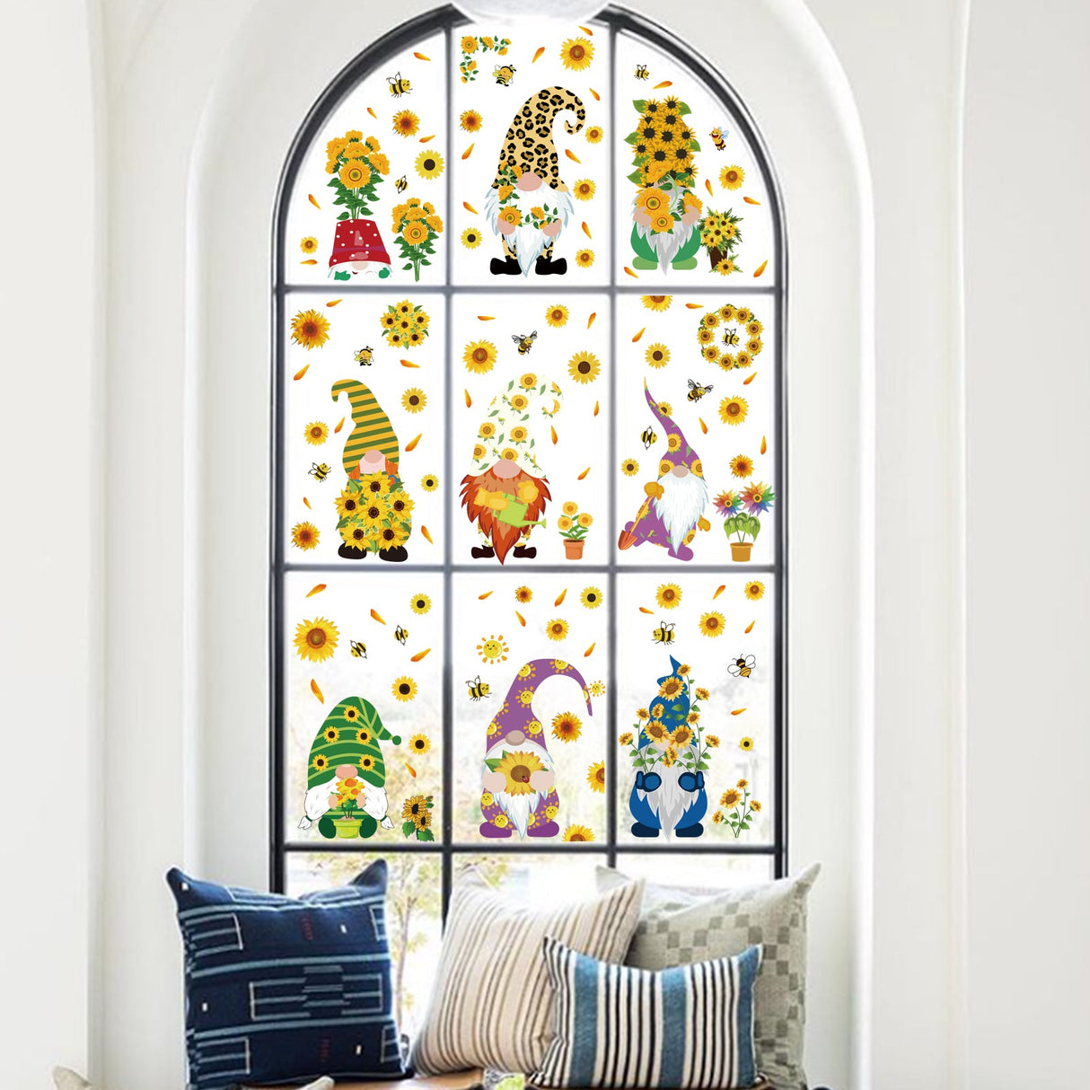 Summer Sunflower Window Decals