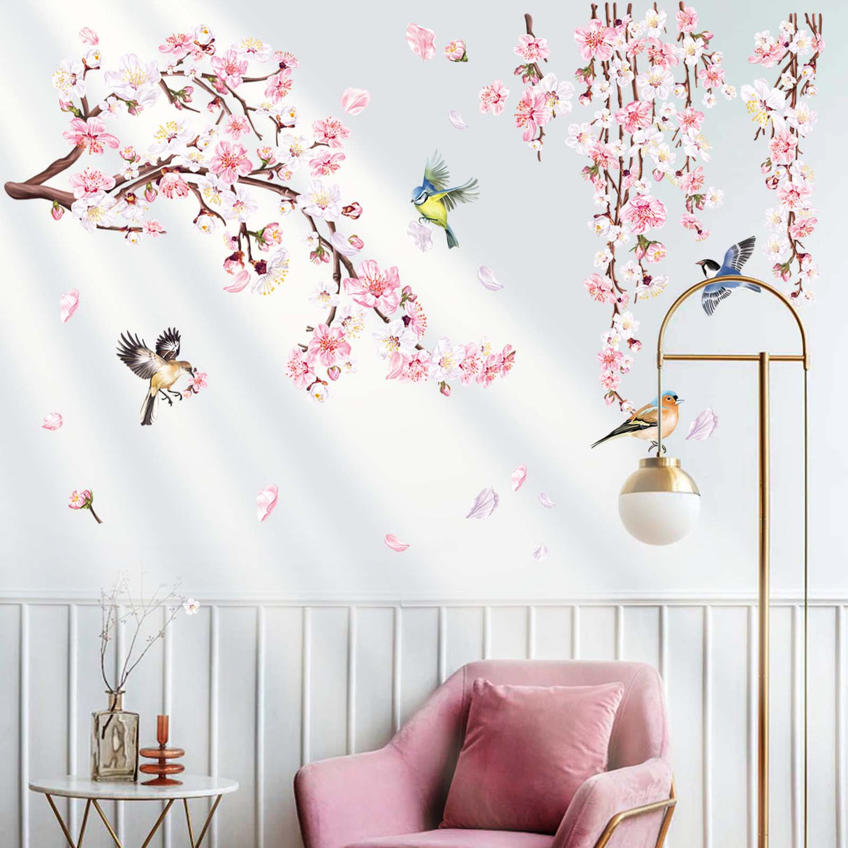 Cherry Blossom Branch Wall Decals