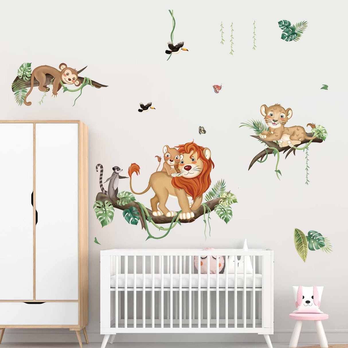 Jungle Animals Wall Decals