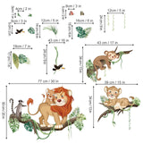 Jungle Animals Wall Decals