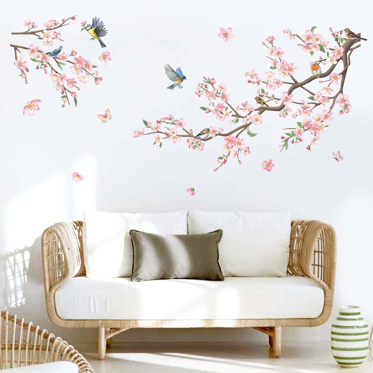 Flower Branch Wall Decals