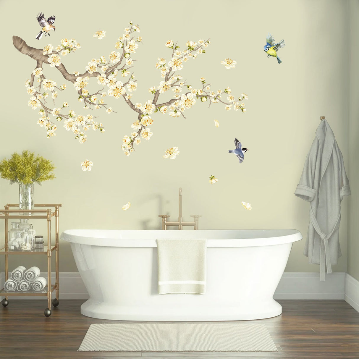 Flower Branch Wall Decals