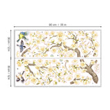 Flower Branch Wall Decals