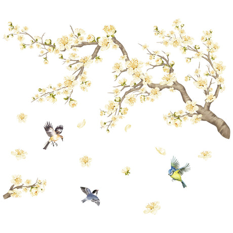 Flower Branch Wall Decals