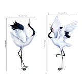 White Crane Wall Decals