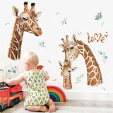 Jungle Animals Giraffe Wall Decals