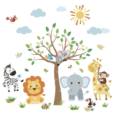 Jungle Animals Wall Decals