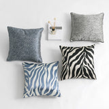 Cushion Cover Decorative Pillow Case Modern Simple Animal Collection Zebra Leopard Geometric Jacquard Bedding Coussin