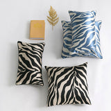 Cushion Cover Decorative Pillow Case Modern Simple Animal Collection Zebra Leopard Geometric Jacquard Bedding Coussin