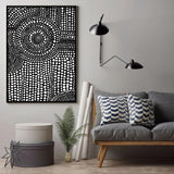 Dots in Abstract Canvas Prints