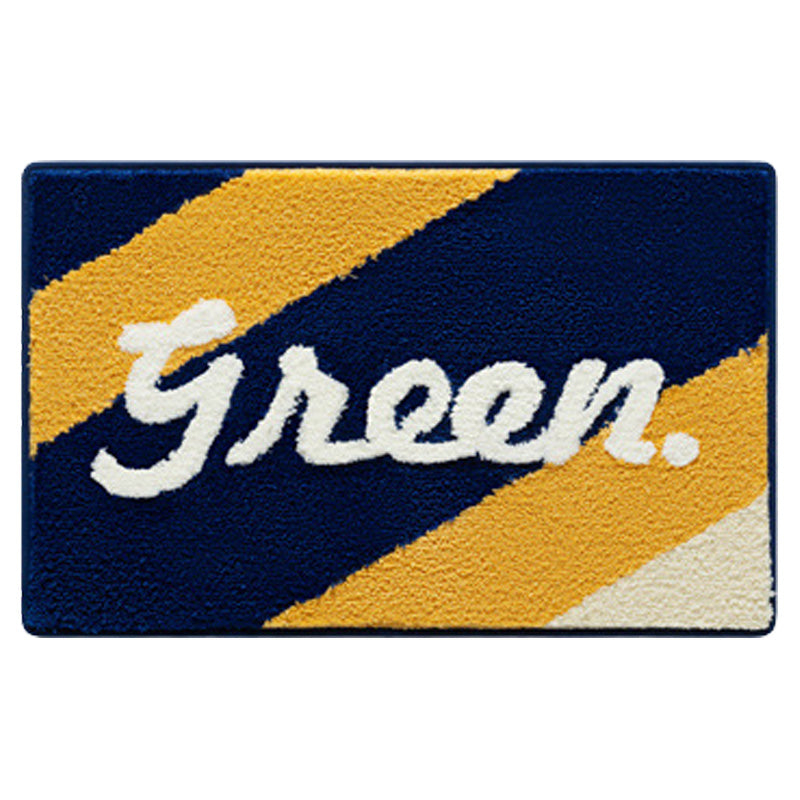 Happy Green Bath Mat