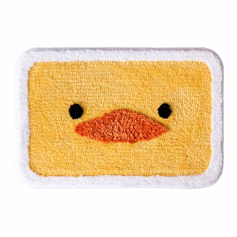 Yellow duck bath mat