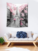 Eiffel Tower Print Tapestry