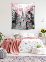 Eiffel Tower Print Tapestry