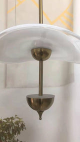 Envolee double biscuit Pendant light