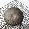 Luxury Velvet Solid Round Throw Pillow Cushion Cover