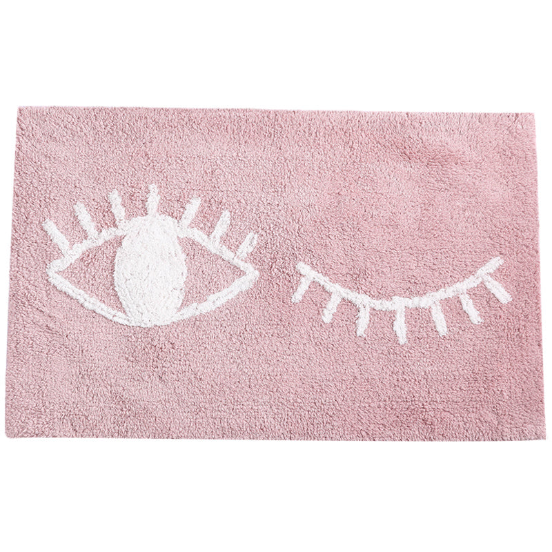 Eye Closed Bath Mat