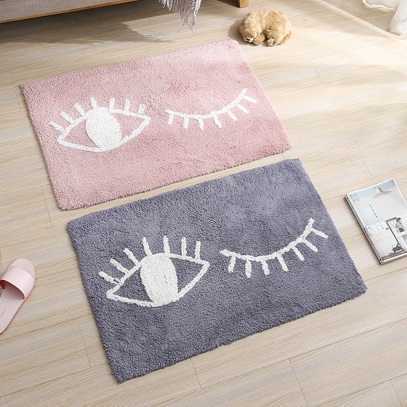 Eye Closed Bath Mat