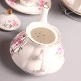 European Camellia Ceramic Tea Set