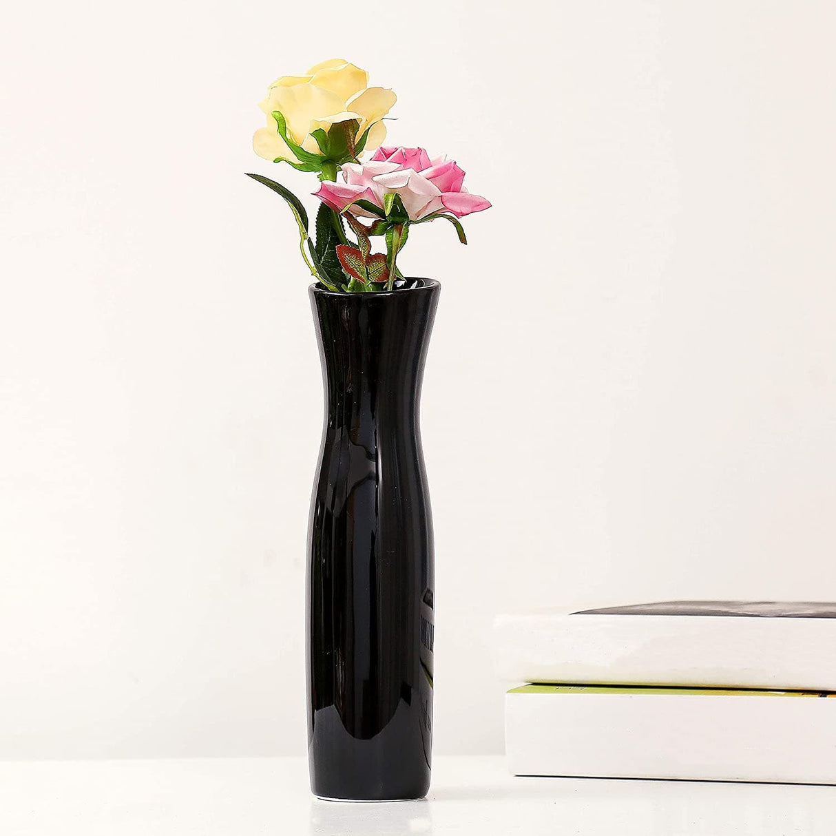 Black Stylish cheongsam Porcelain Vase