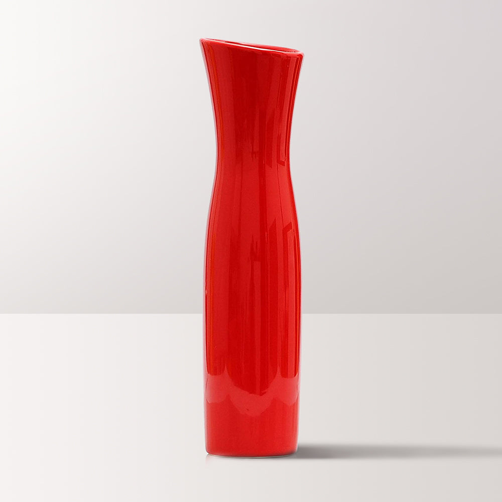 Red Stylish cheongsam Porcelain Vase