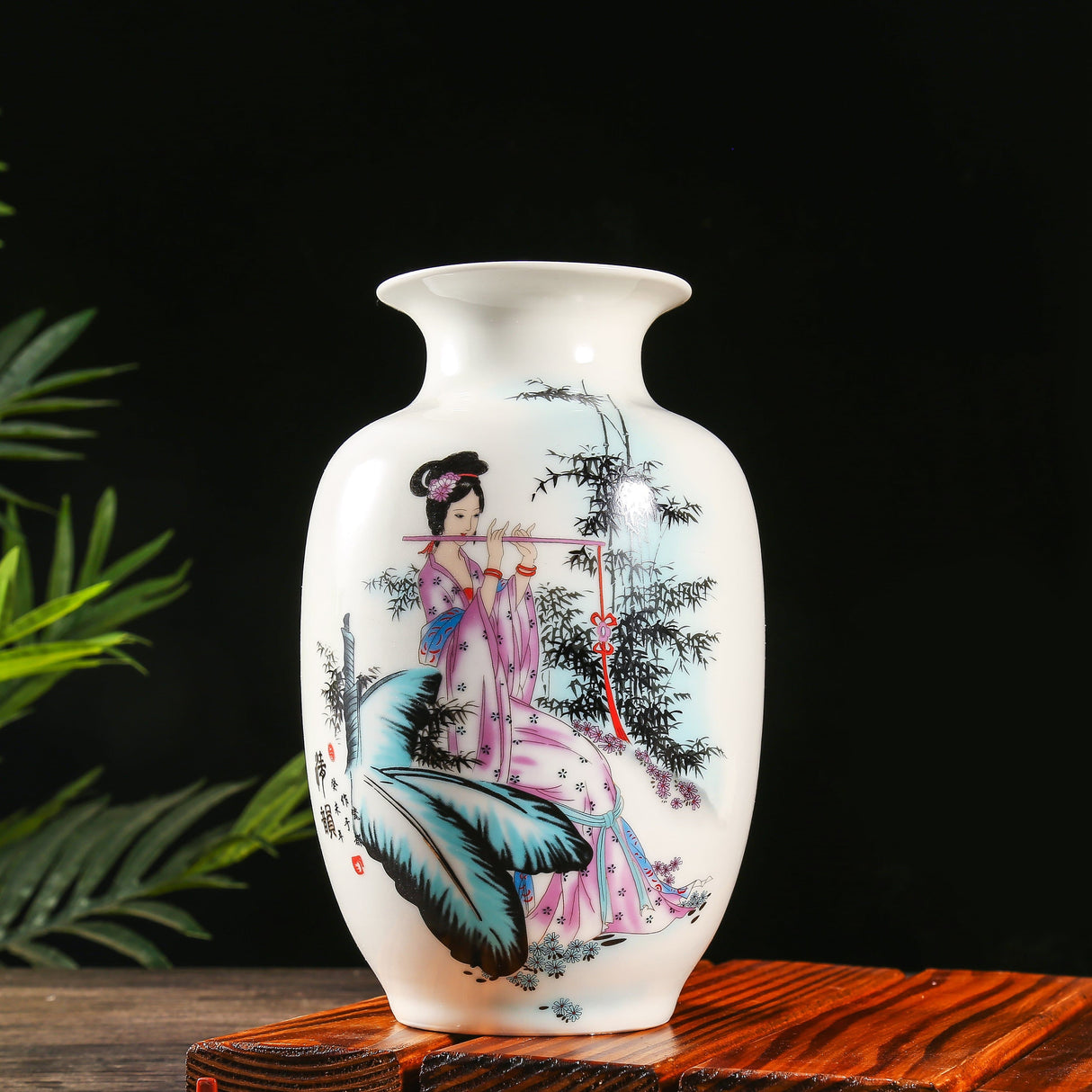 Chinese Retro White Porcelain Vase