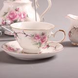 15 Piece European Bone China Coffee Set