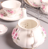 15 Piece European Bone China Coffee Set