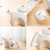 Flower Porcelain Coffee Tea Set