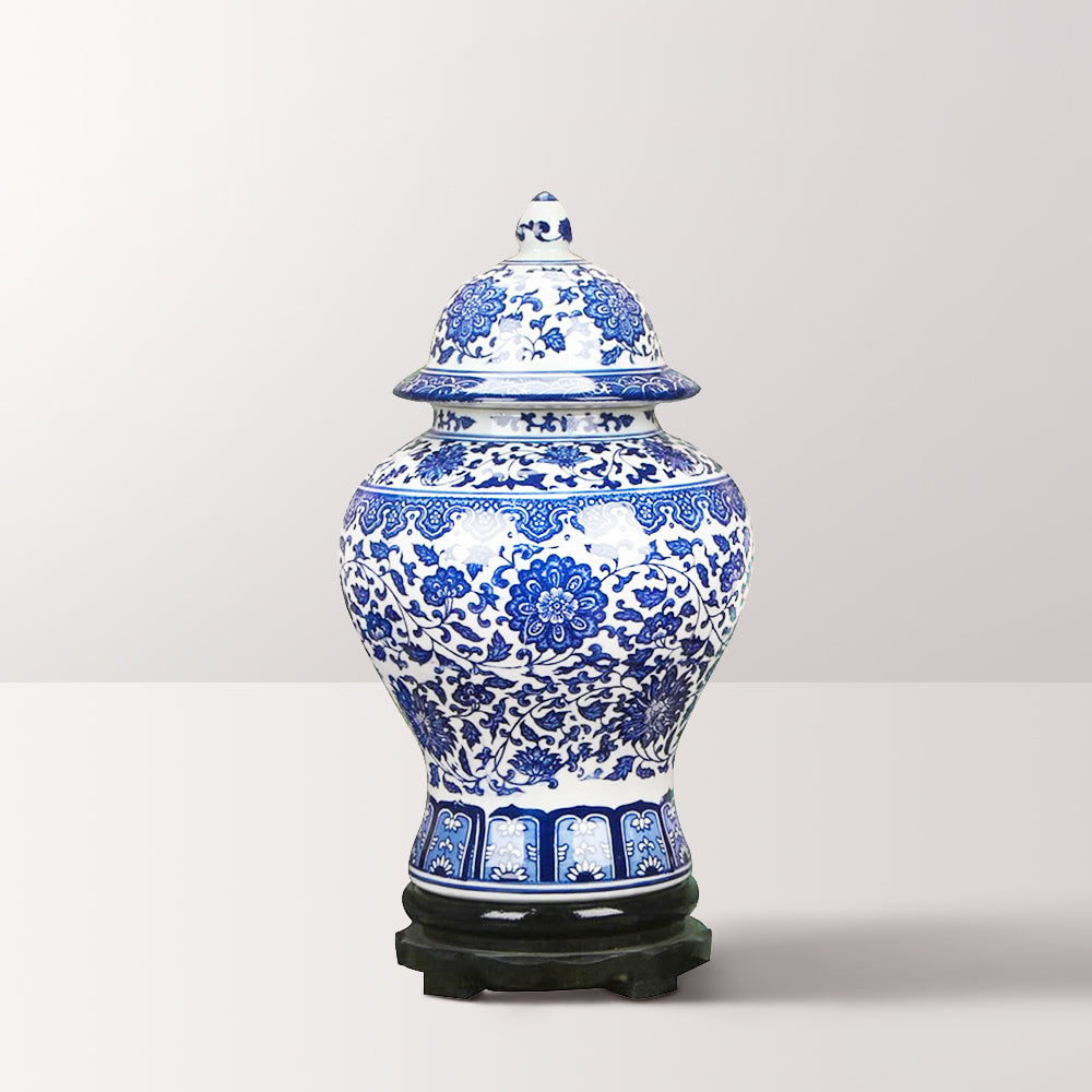 Blue Classic Porcelain Vase