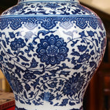 Blue Classic Porcelain Vase