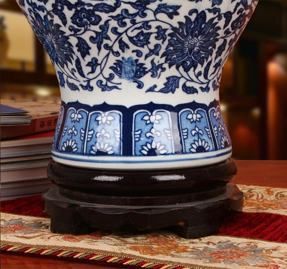 Blue Classic Porcelain Vase