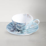 Blue Fine Bone China Coffee Cup