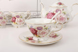 15 Piece European Bone China Tea Sets