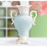 Blue European Binaural Porcelain Vase