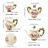 15 Pieces British Porcelain Tea Sets